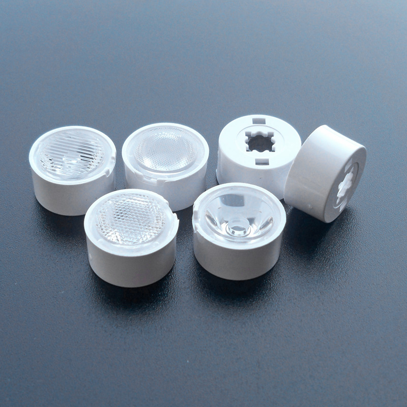Miniature Dia.13.1mm TIR-lenses for jewellery shops reading lights torches and head lamps and CREE OSRAM SEOUL XP OSLON 3030 3535 LEDs(HX-12 Series)