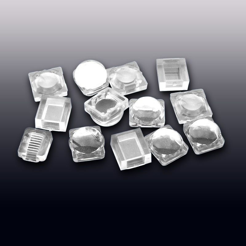 9.6mm led lens for 3030 3535 5050 size LED packages for flood lights,tunnel lights,stadium lights,parking lot lighting,high bay lighting.( HX-F50 Series )