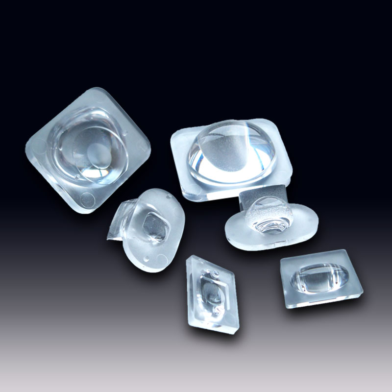 Asymmetric Linear light beam LED lens for guardrail light,suitable for CREE XP,OSRAM Square,2525, 3030,3535 LEDs (HX-HGR Series)