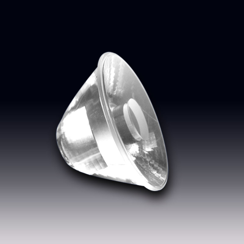 ∅74.8mm, Height 37mm 10°|24°|36° Optics COB Lens for Bridgelux, Cree, Citizen, Tridonic LES < 27.8mm COB LEDs (HX-CPE Series)