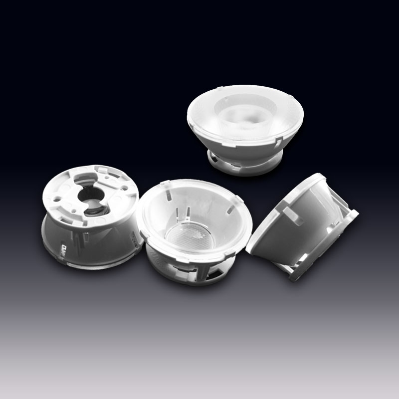 ∅44.8mm Zhaga Holder with 15°|24°|36°|60° Optics COB Lens for Bridgelux, Cree, Citizen, Tridonic COB LEDs (LES < 14mm) (HX-45TS Series)