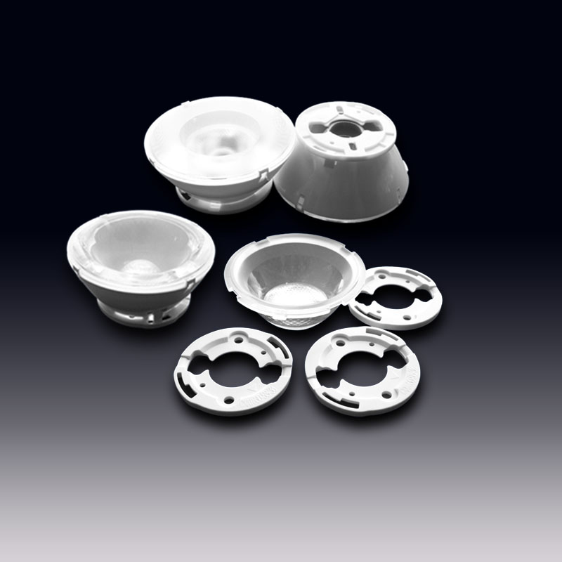 ∅50mm Zhaga Holder with 15°|24°|36°|60° Optics COB Lens for Bridgelux, Cree, Citizen, Tridonic COB LEDs (LES < 17.99mm) (HX-50TS Series)