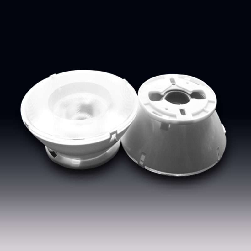 ∅74.7mm Zhaga Holder with 10°|24°|36°|48°|60° Optics COB Lens for Bridgelux, Cree, Citizen, Tridonic COB LEDs ( LES < 29.06mm) (HX-75TS Series)